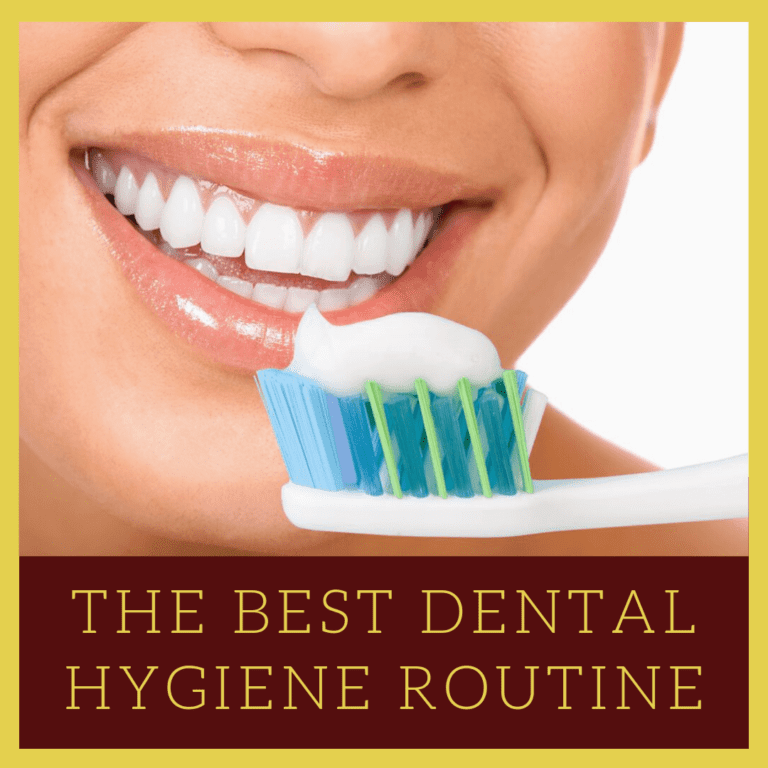 Infograph for "The Best Dental Hygiene Routine"