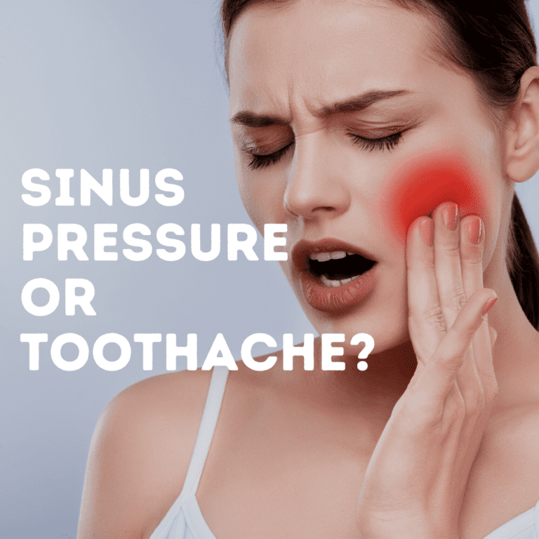 sinus pressure or toothache